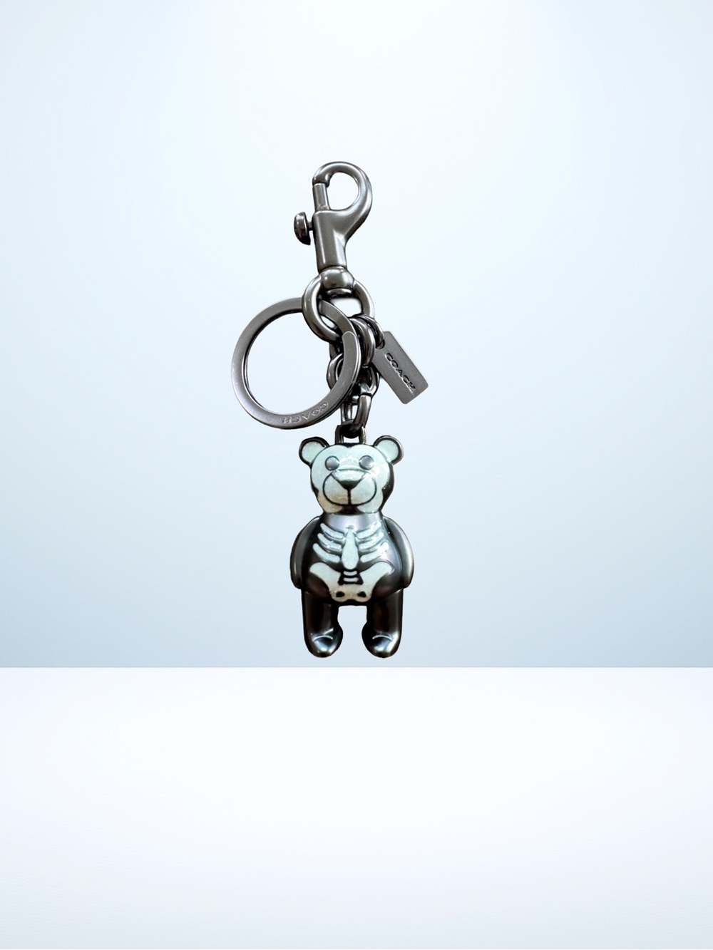 Coach Halloween Skeleton Bear Bag Charm